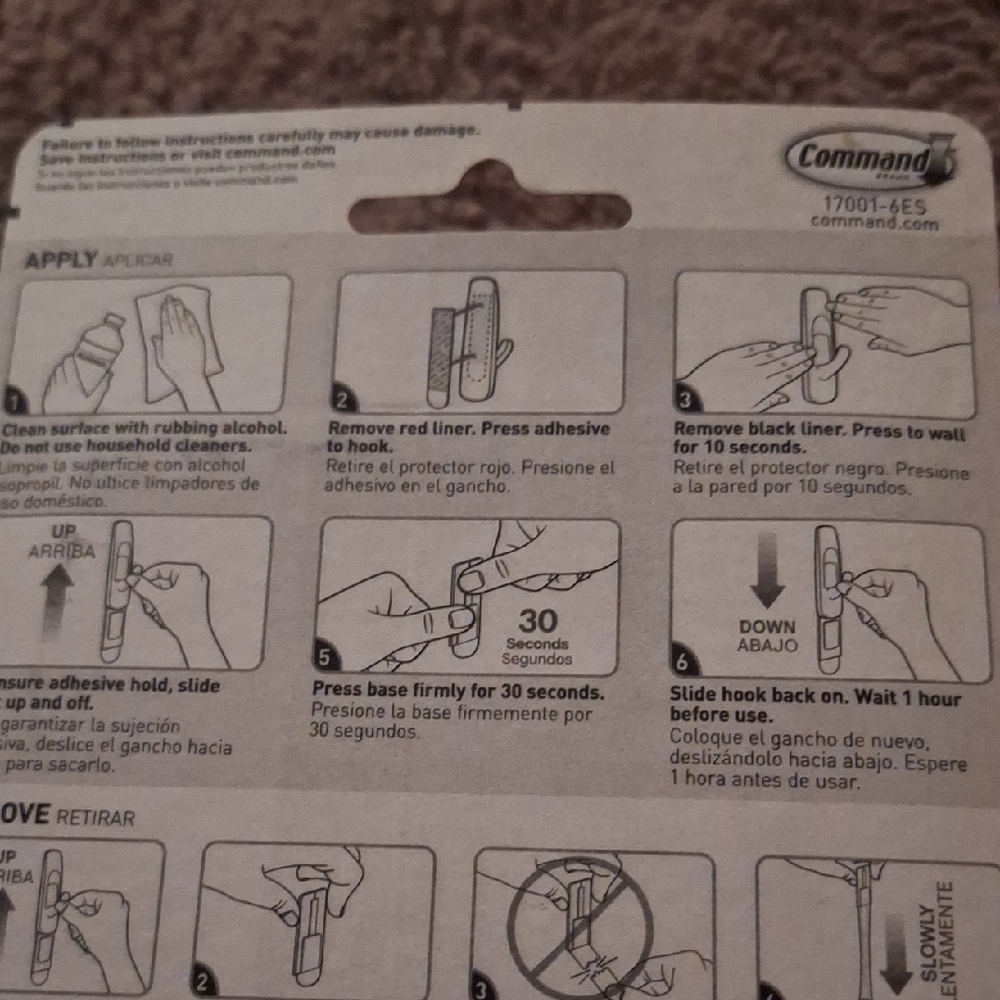 3M Command White Utility Hooks Multi-Pack - Picture 3 of 6